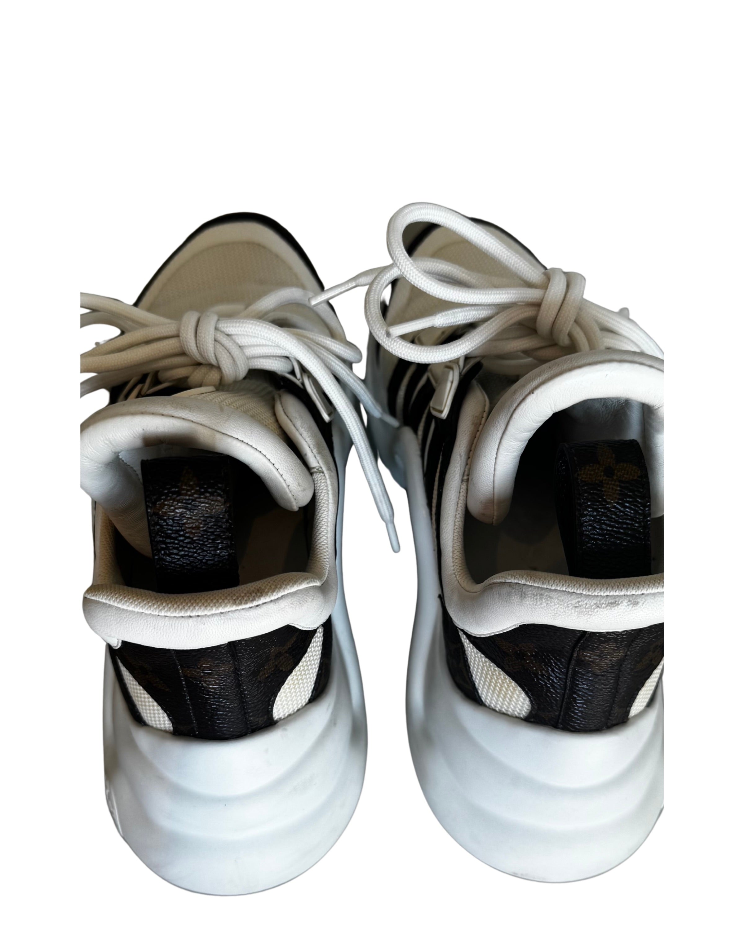 Archlight White Monogram Sneakers