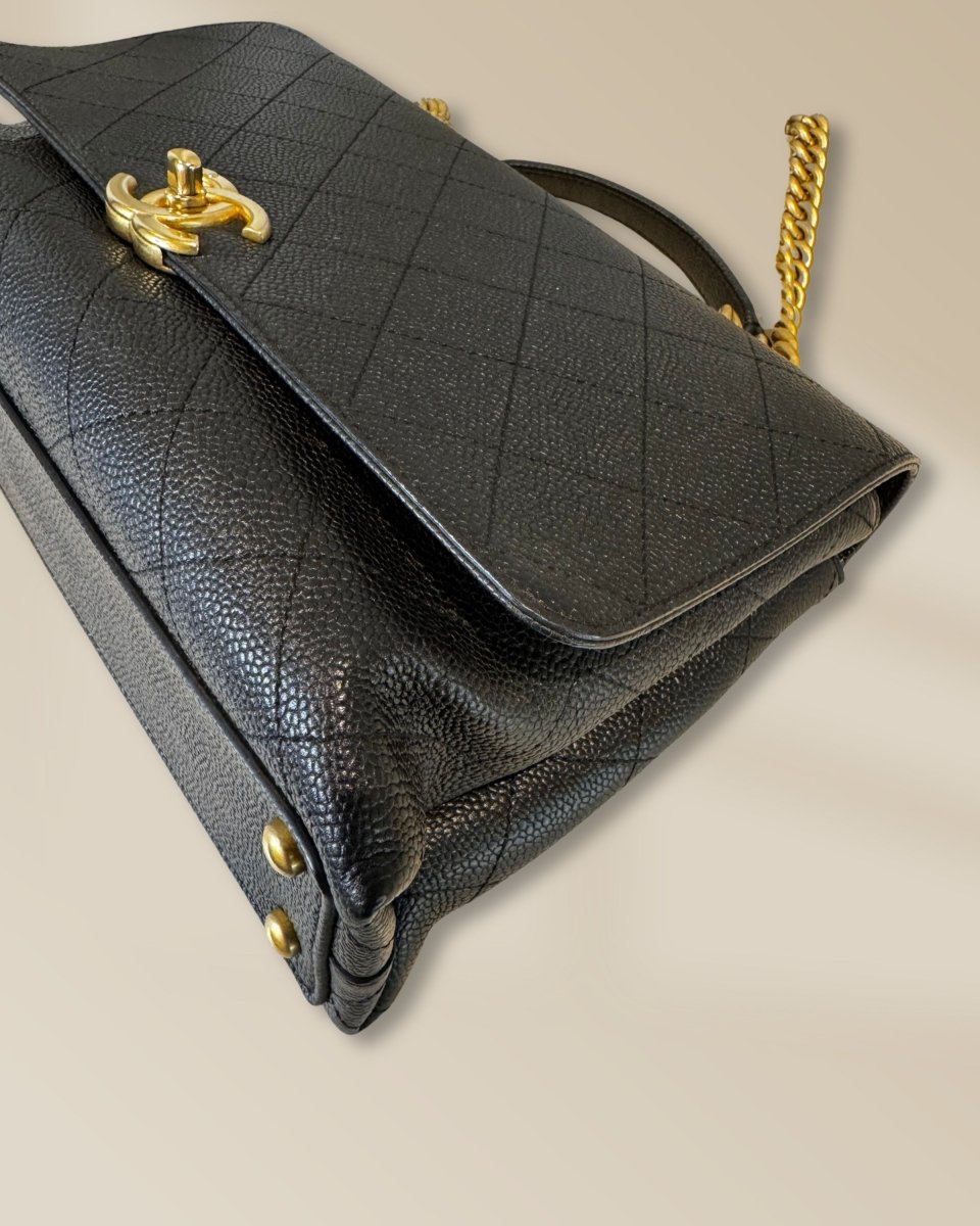 Chanel - Chic Affinity Flap Bag Medium Caviar - Preloved Pieces