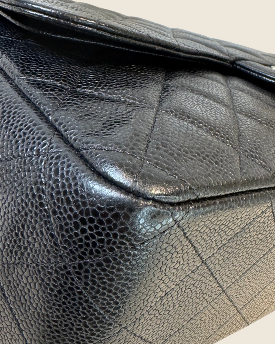 Chanel - Jumbo Double Flap Bag Caviar - Preloved Pieces