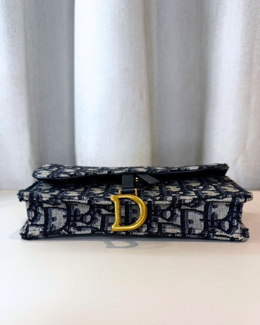 Christian Dior Belt Bag Blue Oblique