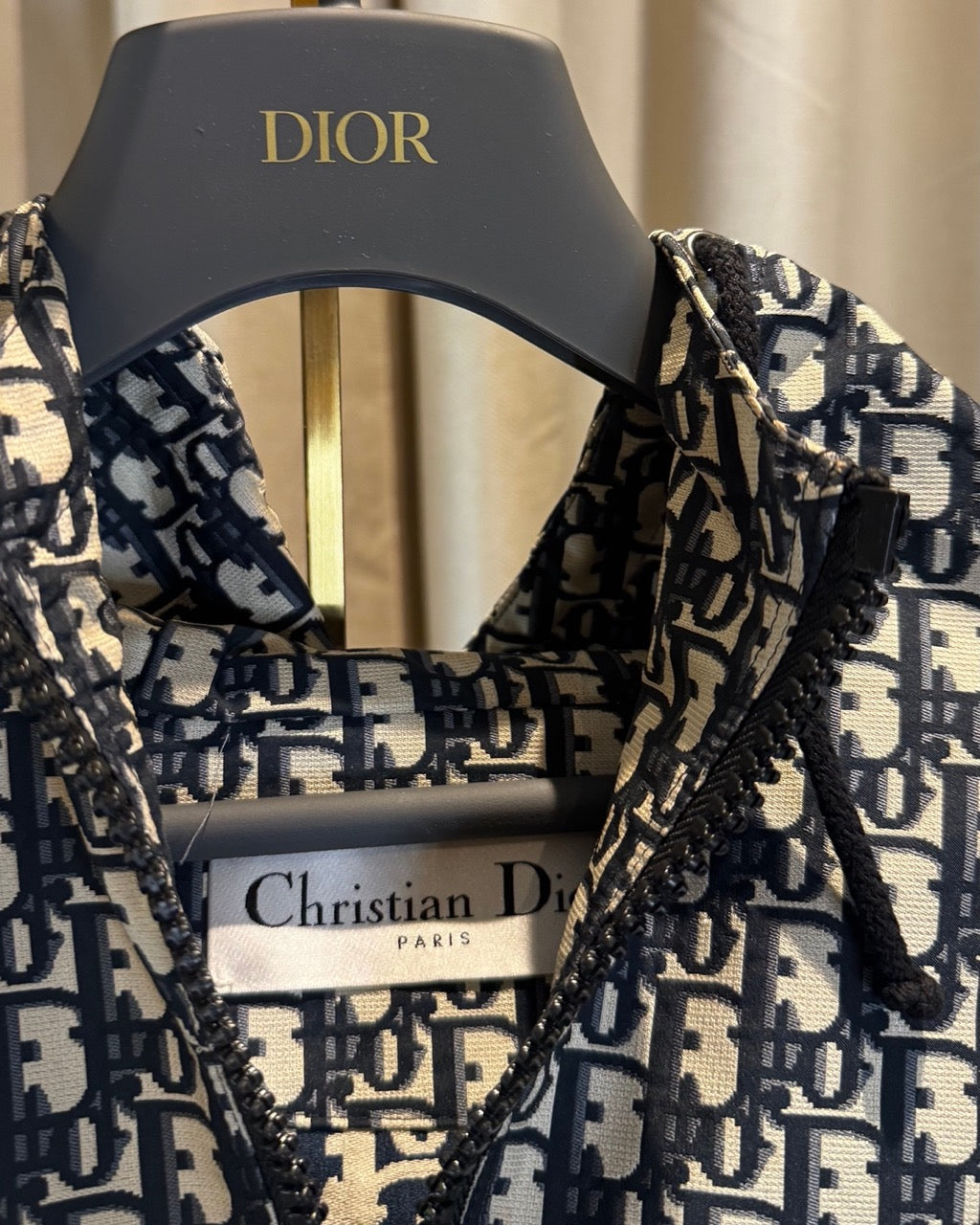 Dior Hooded Anorak Oblique