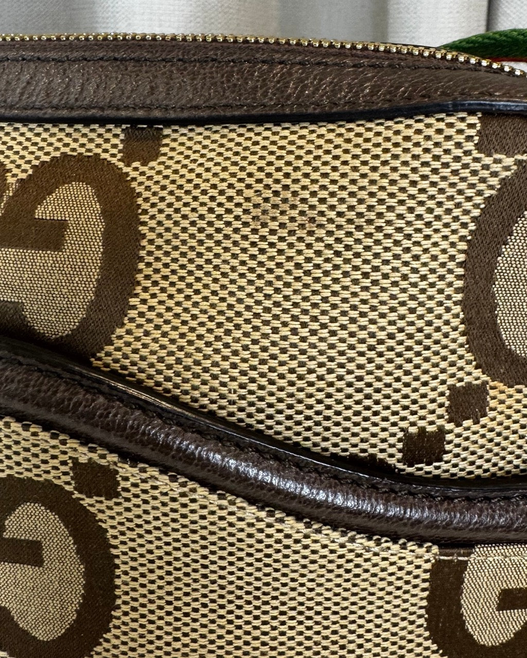 Gucci Jumbo GG Canvas Messenger Bag