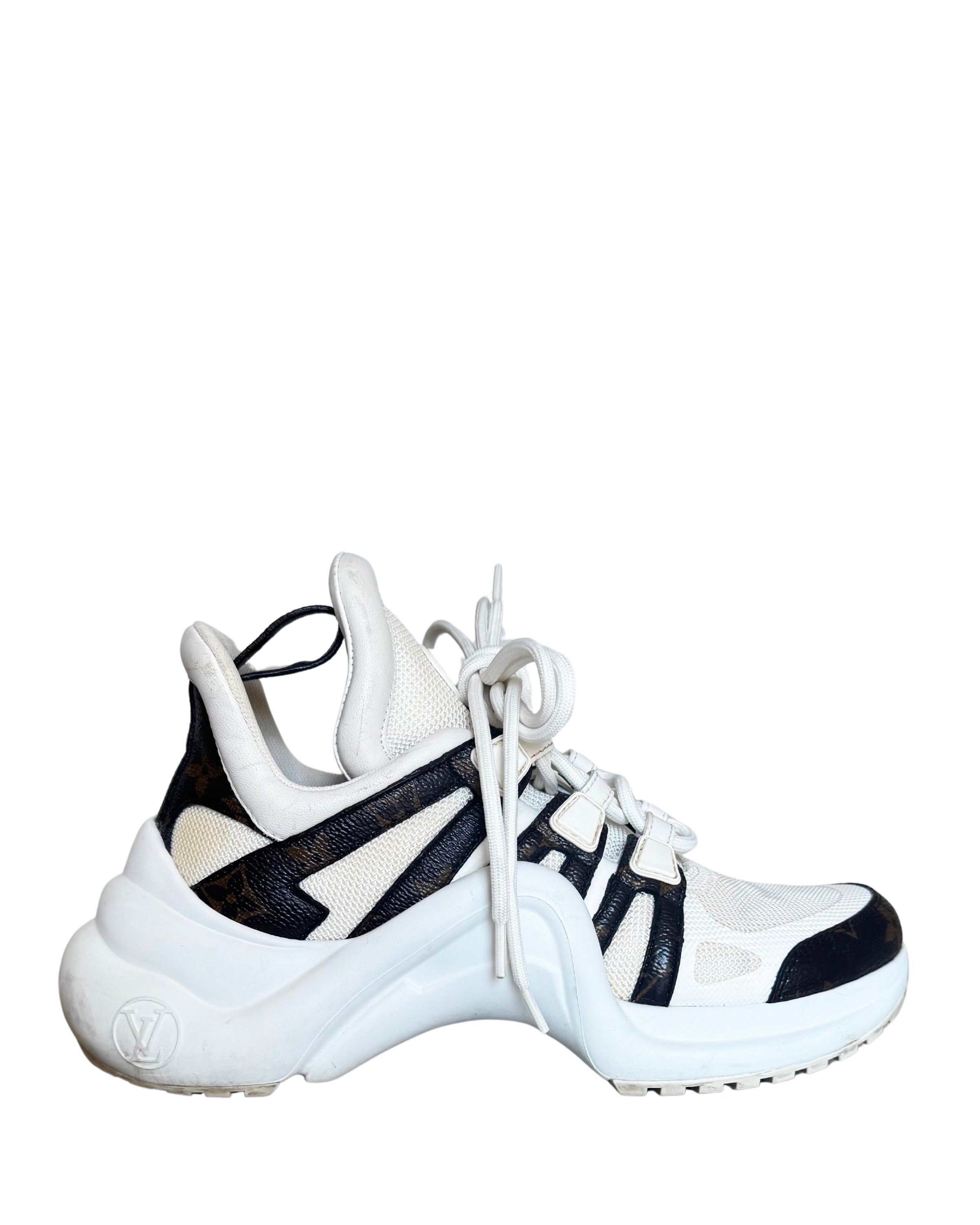 Archlight White Monogram Sneakers