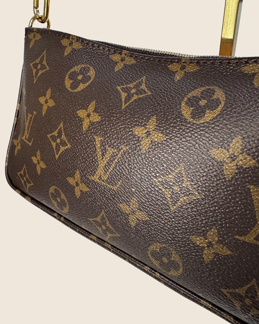 canvas leer Preloved Louis Vuitton Multi Pochette Accessoires tas