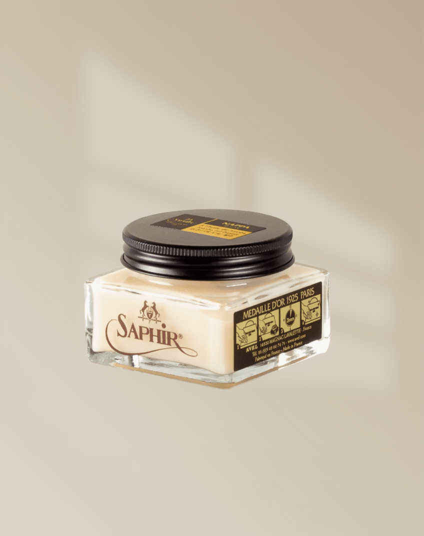saphir - Médaille d’Or Nappa Leather Crème - Preloved Pieces