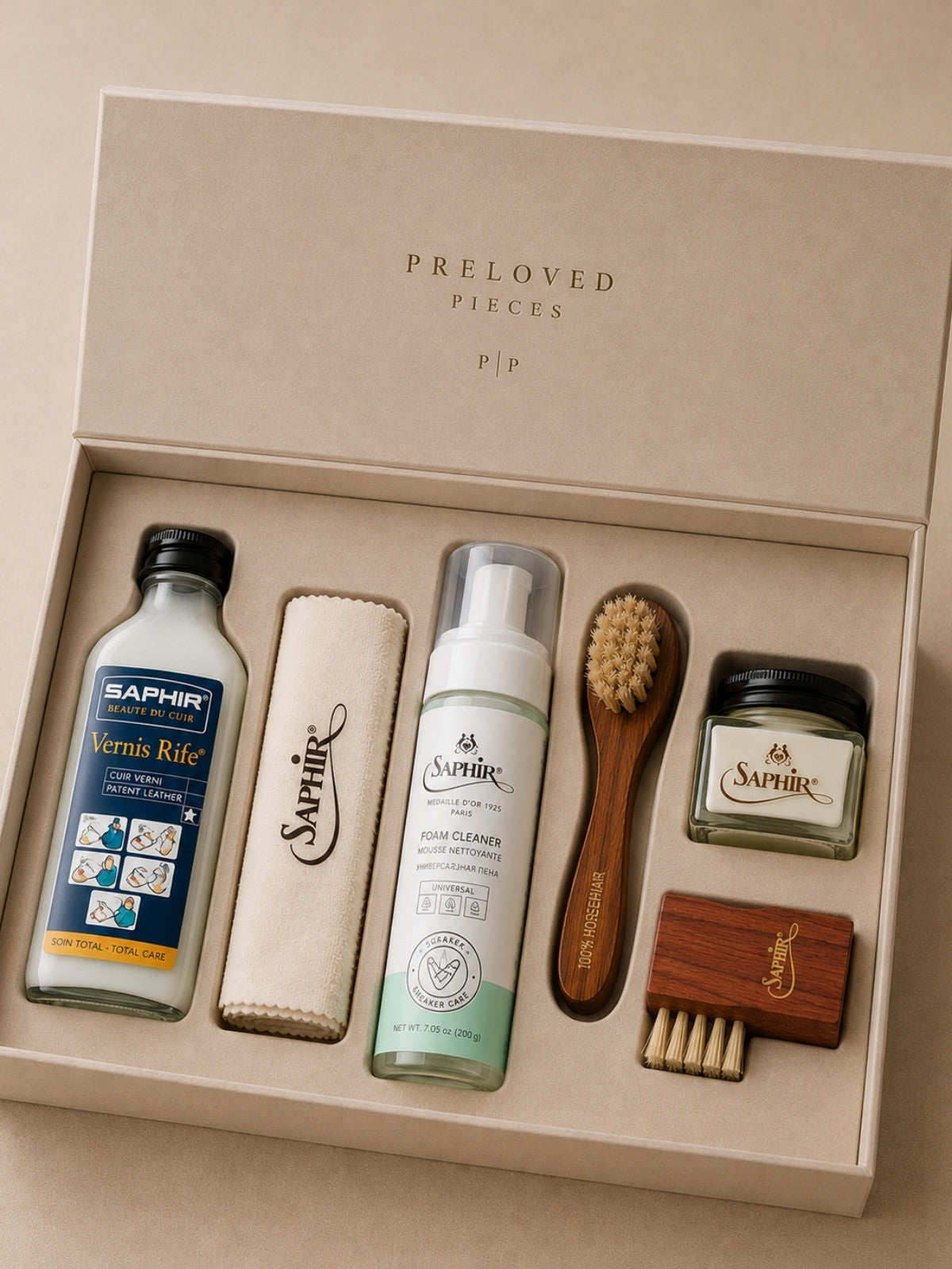 Louis Vuitton Care Kit patent leather and vachetta