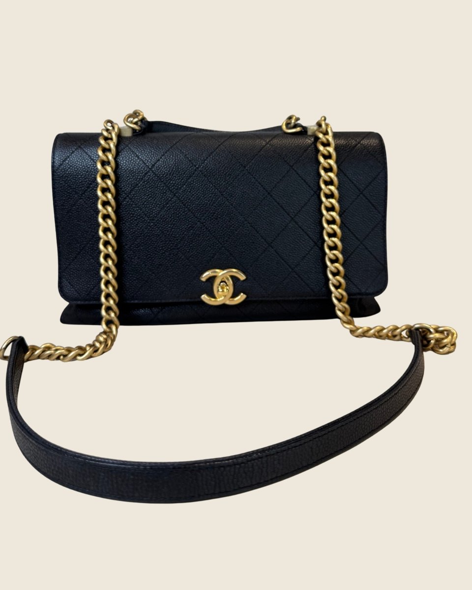 Chanel - Chic Affinity Flap Bag Medium Caviar - Preloved Pieces