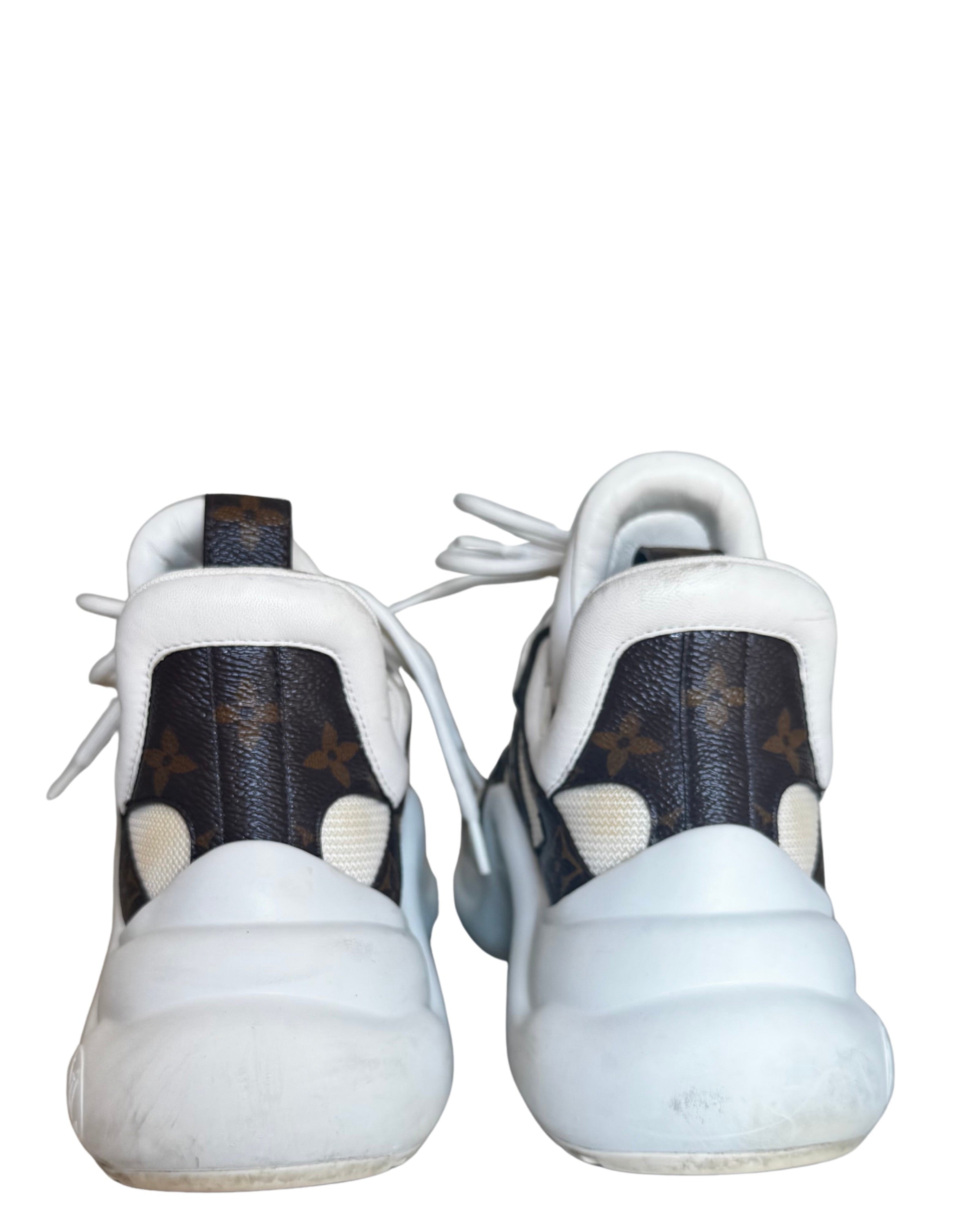 Archlight White Monogram Sneakers