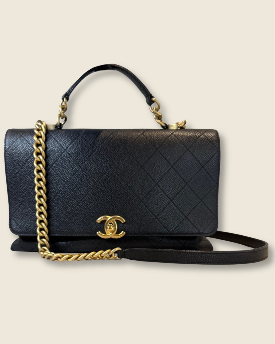 Chanel - Chic Affinity Flap Bag Medium Caviar - Preloved Pieces