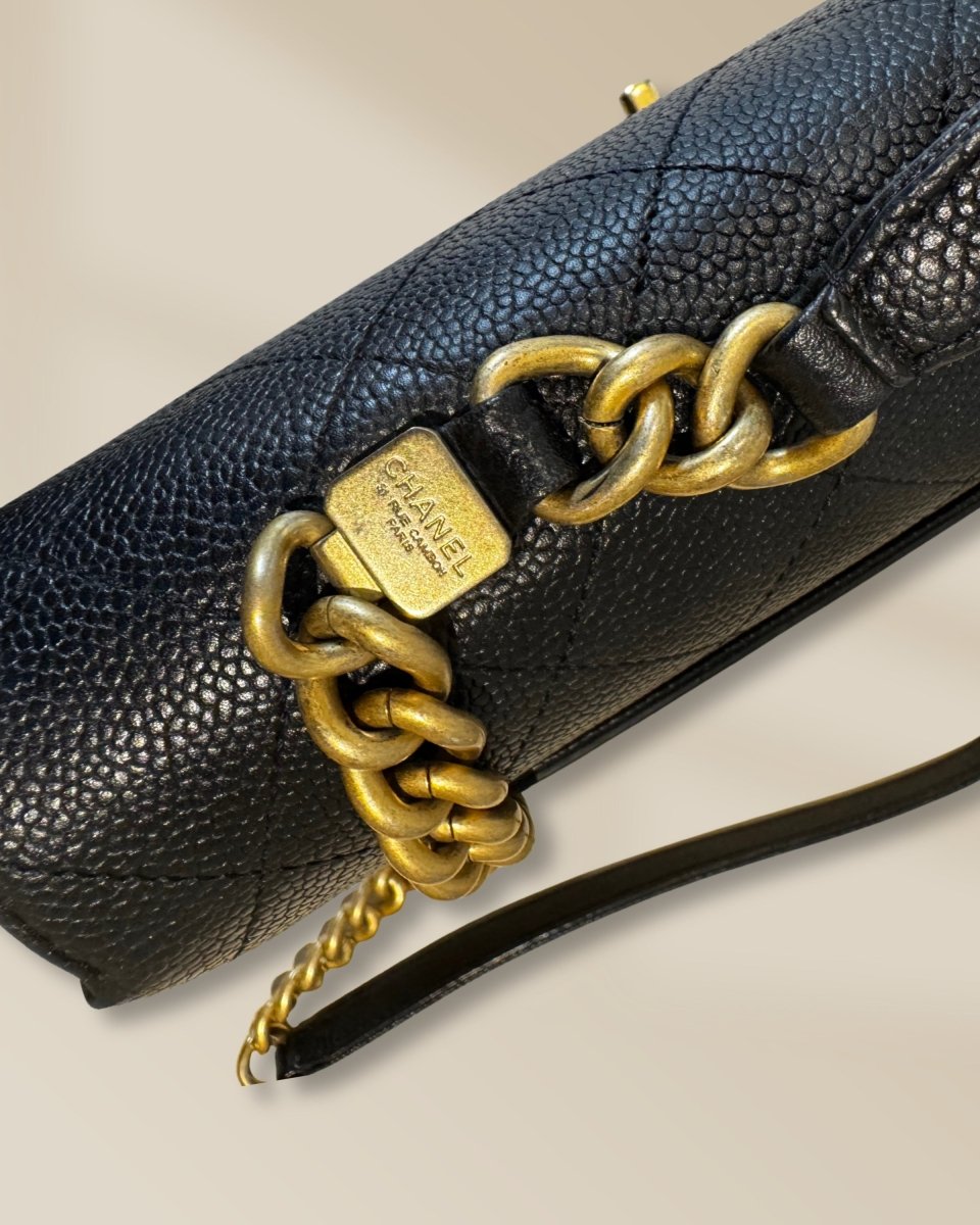 Chanel - Chic Affinity Flap Bag Medium Caviar - Preloved Pieces
