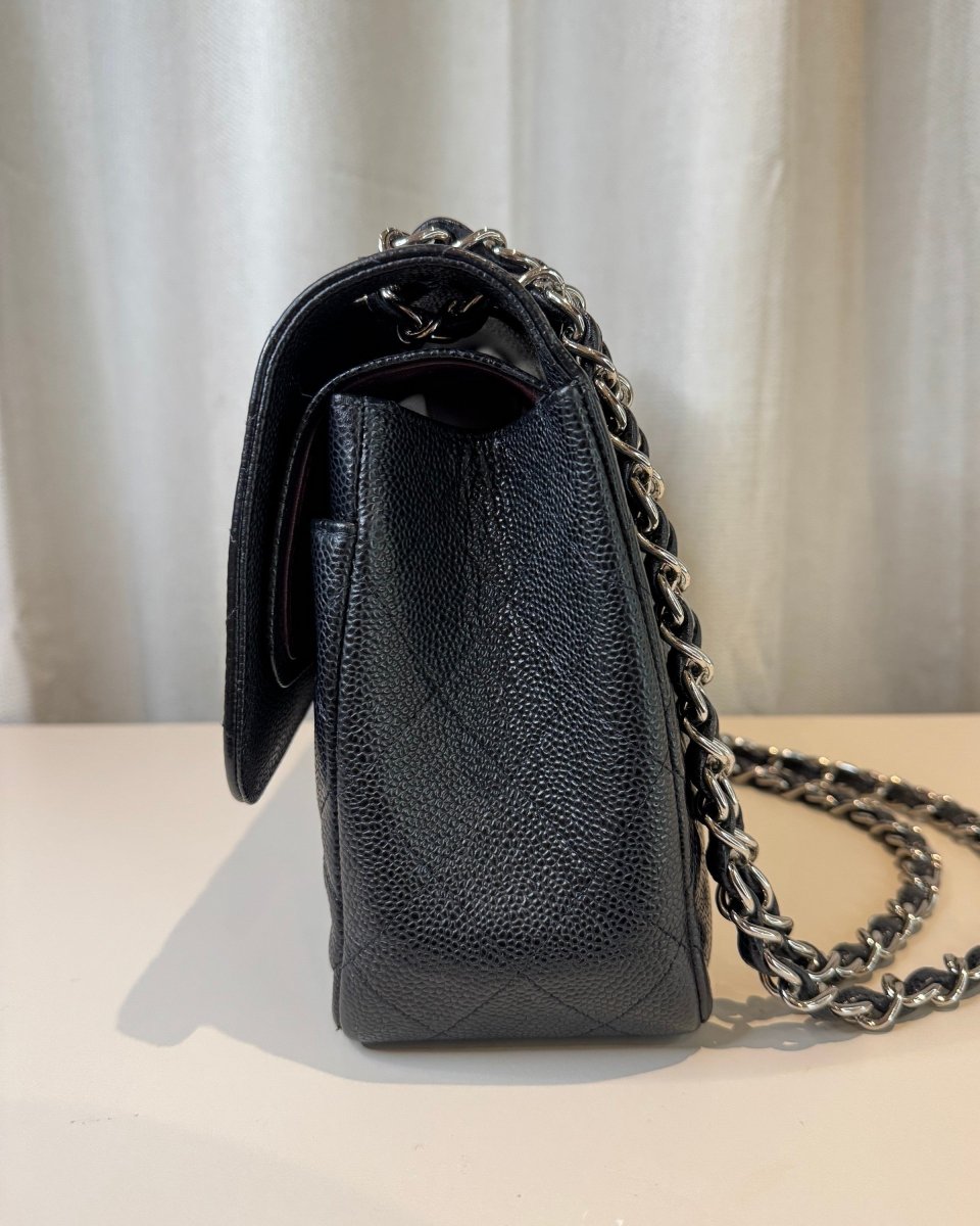 Chanel - Jumbo Double Flap Bag Caviar - Preloved Pieces
