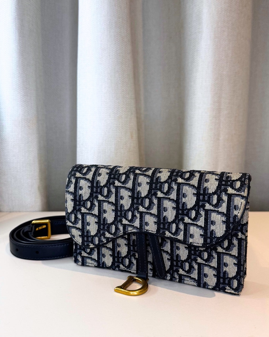 Sac Ceinture Dior Bleu Oblique
