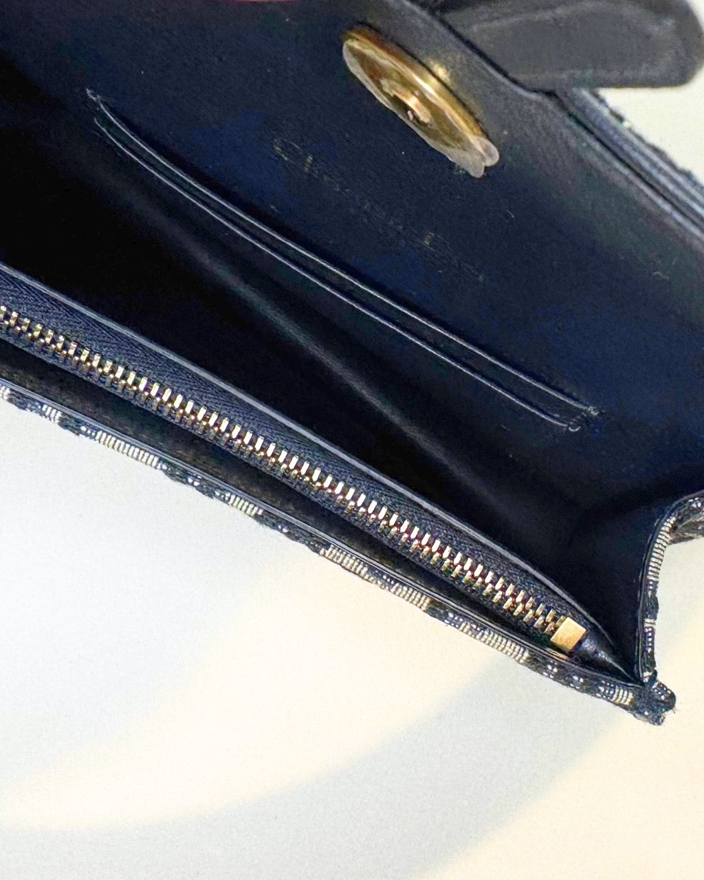 Christian Dior Belt Bag Blue Oblique