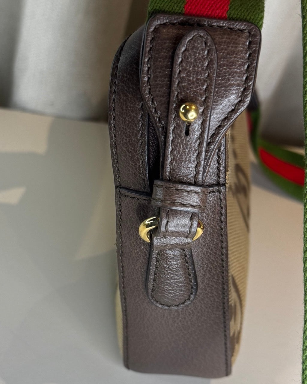 Gucci Jumbo GG Canvas Messenger Bag