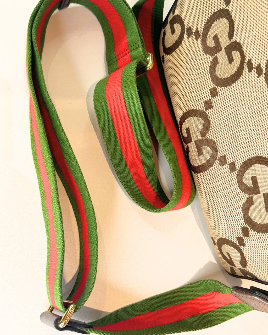 Gucci Jumbo GG Canvas Messenger Bag