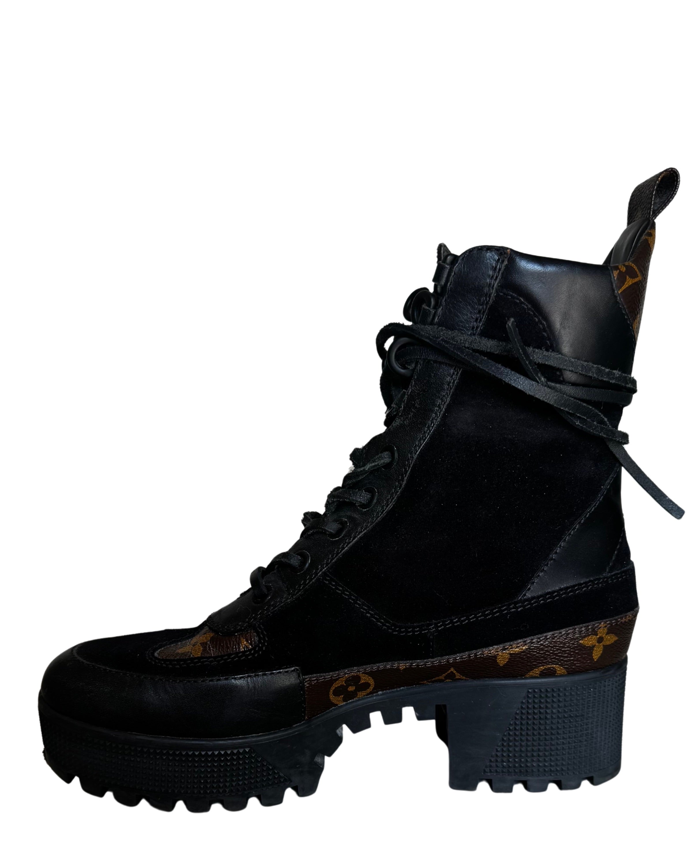 Laureate Desert Boots Monogram Zwart