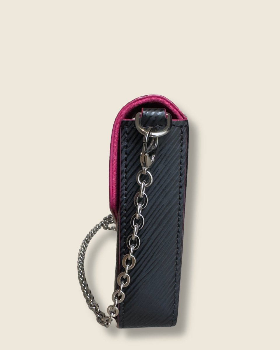 Louis Vuitton - Pochette Felicie Zwart Epi Leer - Preloved Pieces