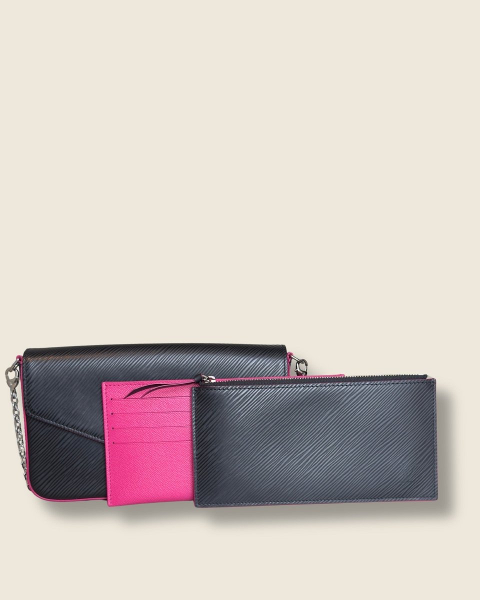 Louis Vuitton - Pochette Felicie Zwart Epi Leer - Preloved Pieces