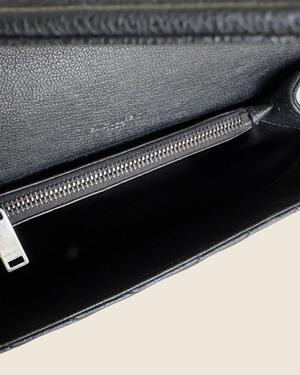 saint laurent - College Bag Zwart Medium - Preloved Pieces