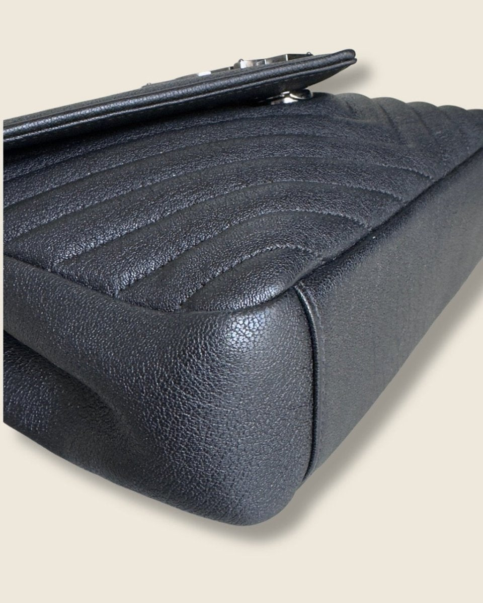 saint laurent - College Bag Zwart Medium - Preloved Pieces