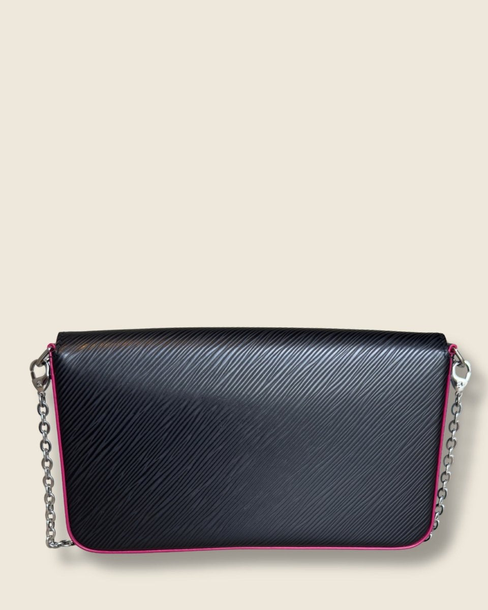 Louis Vuitton - Pochette Felicie Zwart Epi Leer - Preloved Pieces